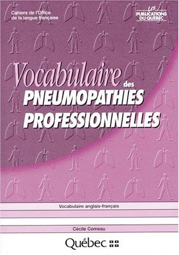 Vocabulaire des pneumopathies professionnelles