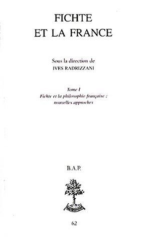 Fichte et la France by Ives Radrizzani cover