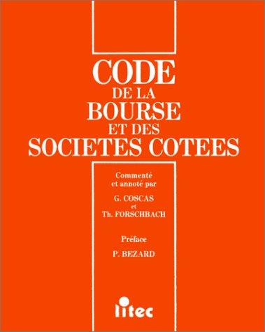 Code de la bourse et des sociétés cotées by France cover