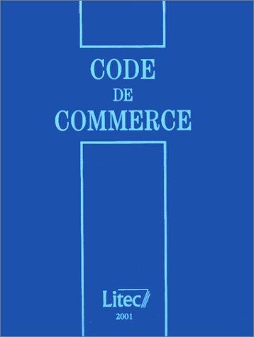 Code de commerce 2001 by France cover