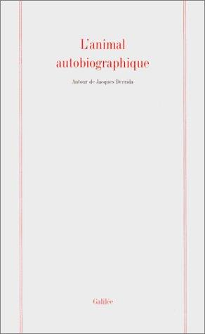 L'animal autobiographique by Marie-Louise Mallet cover