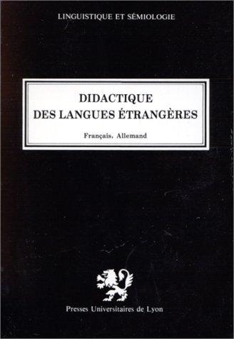 Didactique des langues étrangères by  cover
