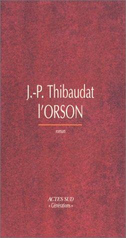 L' Orson by Jean-Pierre Thibaudat cover