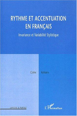 Rythme et accentuation en français by Corine Astesano cover