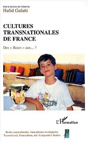 Cultures transnationales de France by Hafid Gafaïti cover