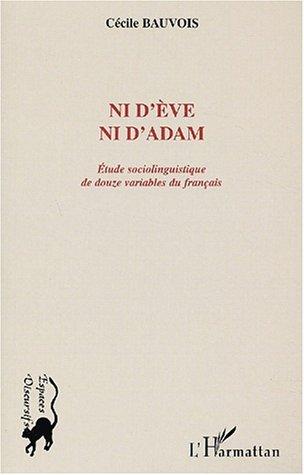 Ni d'Eve ni d'Adam by Cécile Bauvois cover