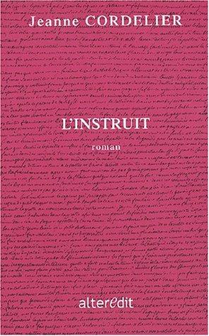 L' Instruit by Jeanne Cordelier cover