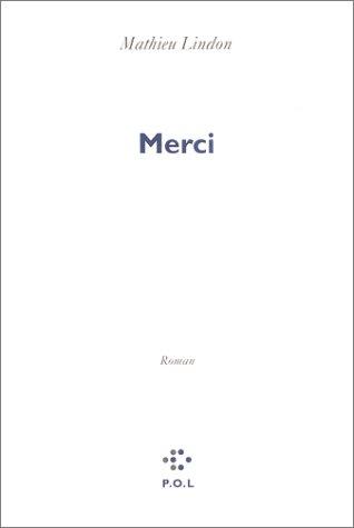 Merci by Mathieu Lindon cover