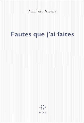 Fautes que j'ai faites