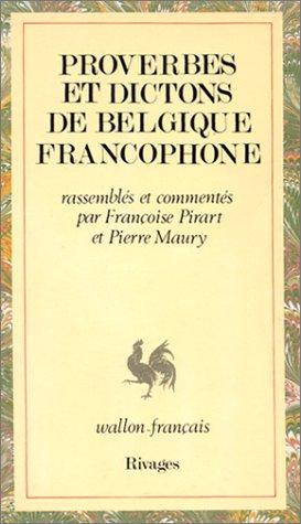 Proverbes et dictons de Belgique francophone by Pierre Maury cover