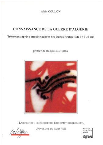 Connaissance de la guerre d'Algérie by Alain Coulon cover