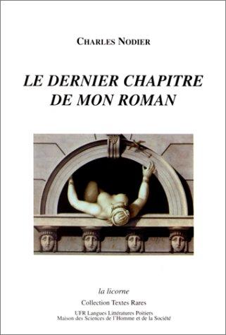 Le dernier chapitre de mon roman