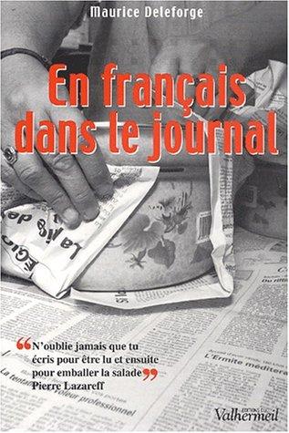 En français dans le journal by Maurice Deleforge cover