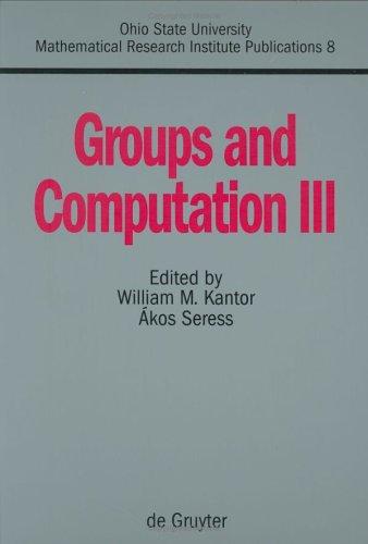 Groups and Computation