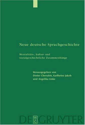 Neue Deutsche Sprachgeschichte by Herausgegeben Von Dieter Cherubim cover