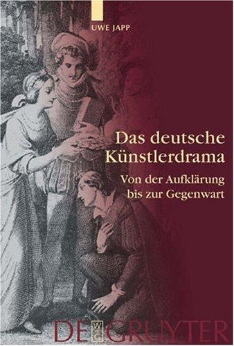 Das Deutsche Kunstlerdrama by Uwe Japp cover