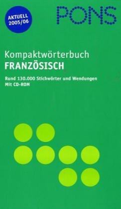 PONS Kompaktwörterbuch Französisch. Für alle Fälle. Französisch- Deutsch / Deutsch- Französisch. by Erich Weis cover