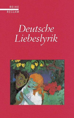 Deutsche Liebeslyrik by Hans Wagener cover