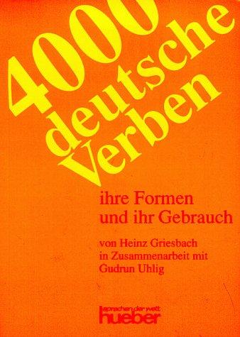 4000 deutsche Verben by Heinz Griesbach cover
