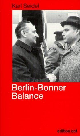 Berlin-Bonner Balance by Karl Seidel cover