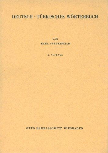 Deutsch-türkisches Wörterbuch = by Karl Steuerwald cover