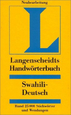Langenscheidts Handworterbuch Swahili-Deutsch (Langenscheidts Handworterbucher) by Hildegard Hoftmann cover