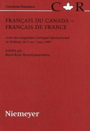Français du Canada, français de France by Marie-Rose Simoni-Aurembou cover