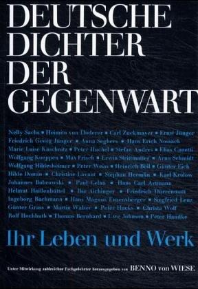 Deutsche Dichter der Gegenwart by Benno von Wiese cover