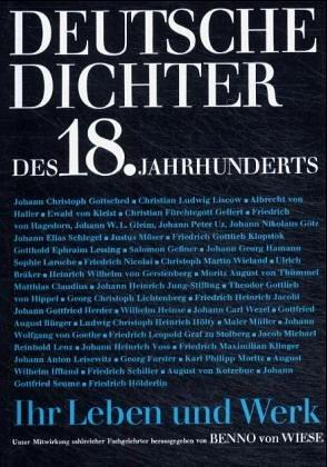 Deutsche Dichter des 18. Jahrhunderts by Benno Von Wiese cover