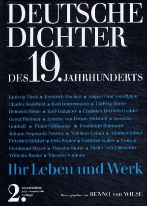 Deutsche Dichter des 19. Jahrhunderts by Benno von Wiese cover