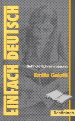 EinFach Deutsch, Emilia Galotti by Gotthold Ephraim Lessing cover