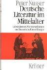 Deutsche Literatur im Mittelalter by Peter Nusser cover