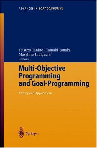 Multi-objective programming and goal programming