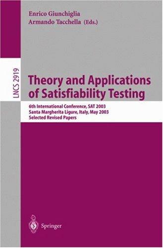 Theory and applications of satisfiability testing
