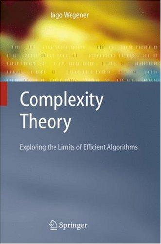 Complexity theory by Ingo Wegener cover
