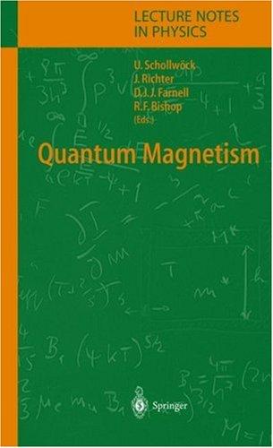 Quantum magnetism