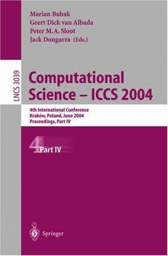 Computational science-- ICCS 2004