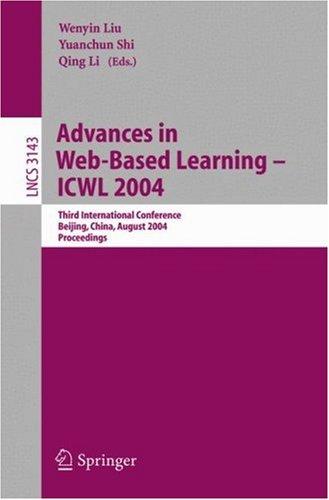 Advances in web-based learning, ICWL 2004