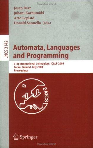 Automata, languages and programming