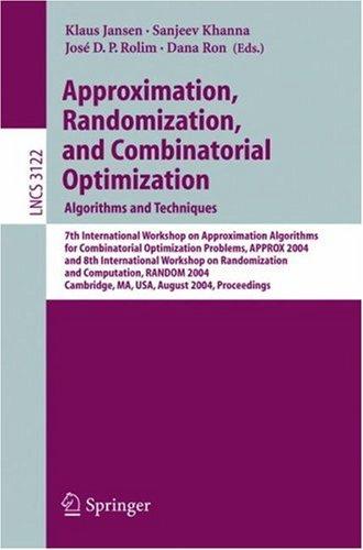 Approximation, randomization, and combinatorial optimization : algorithms and techniques