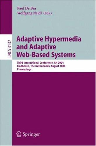 Adaptive hypermedia and adaptive Web-based systems