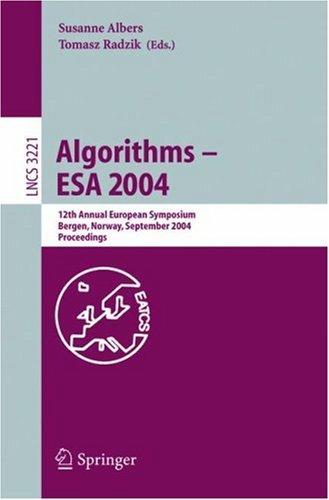 Algorithms--ESA 2004