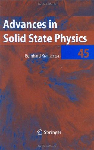 Advances in Solid State Physics, Vol. 45 (Advances in Solid State Physics) (Advances in Solid State Physics)