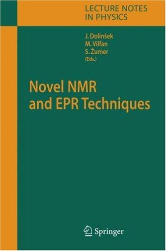 Novel NMR and EPR techniques