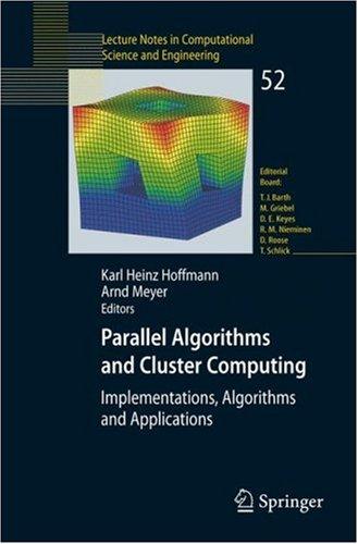 Parallel algorithms and cluster computing