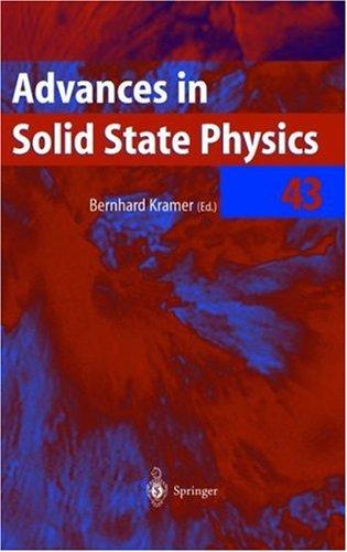 Advances in Solid State Physics / Volume 43 (Advances in Solid State Physics)