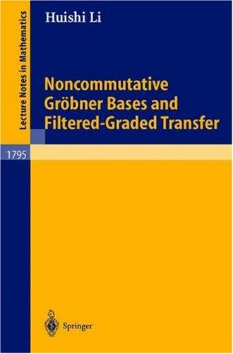 Noncommutative Gröbner Bases and Filtered-Graded Transfer