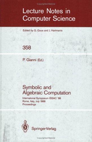 Symbolic and Algebraic Computation by Patrizia Gianni cover