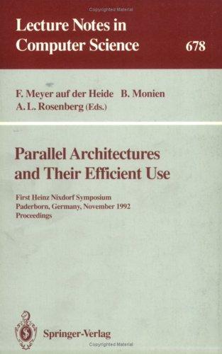 Parallel architectures and their efficient use