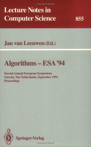 Algorithms--ESA '94